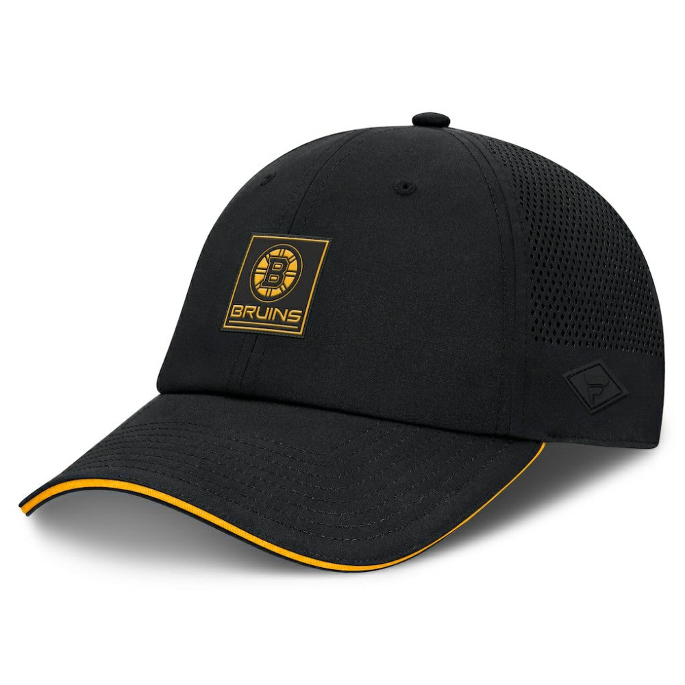 Boston Bruins Fanatics Driver Adjustable Hat Black