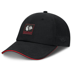 Chicago Blackhawks Fanatics Driver Adjustable Hat Black