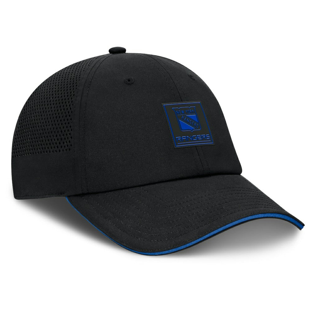 New York Rangers Fanatics Driver Adjustable Hat Black