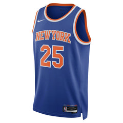 Nike - Mikal Bridges New York Knicks Unisex 2024 Offseason Addition Swingman Jersey - Blue