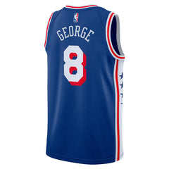 Nike - Paul George Philadelphia 76ers Unisex 2024 Offseason Addition Swingman Jersey - Royal