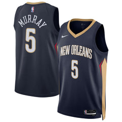 Nike - Dejounte Murray New Orleans Pelicans Unisex 2024 Offseason Addition Swingman Jersey - Navy