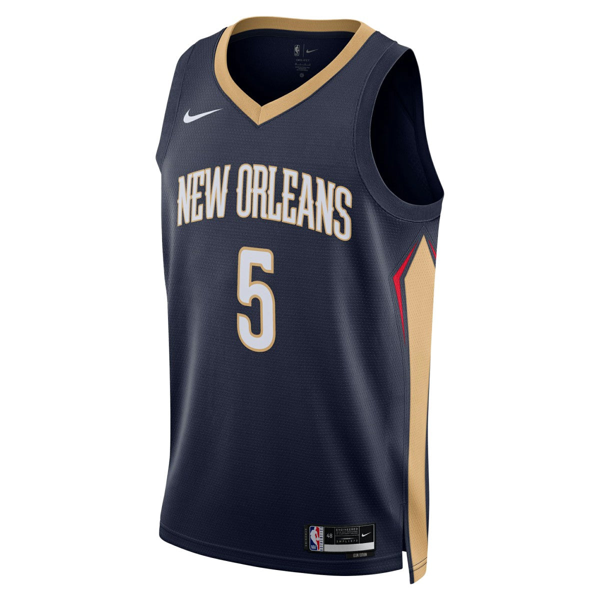 Nike - Dejounte Murray New Orleans Pelicans Unisex 2024 Offseason Addition Swingman Jersey - Navy
