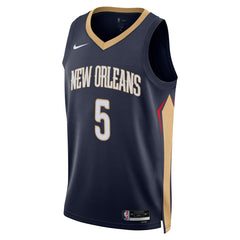 Nike - Dejounte Murray New Orleans Pelicans Unisex 2024 Offseason Addition Swingman Jersey - Navy