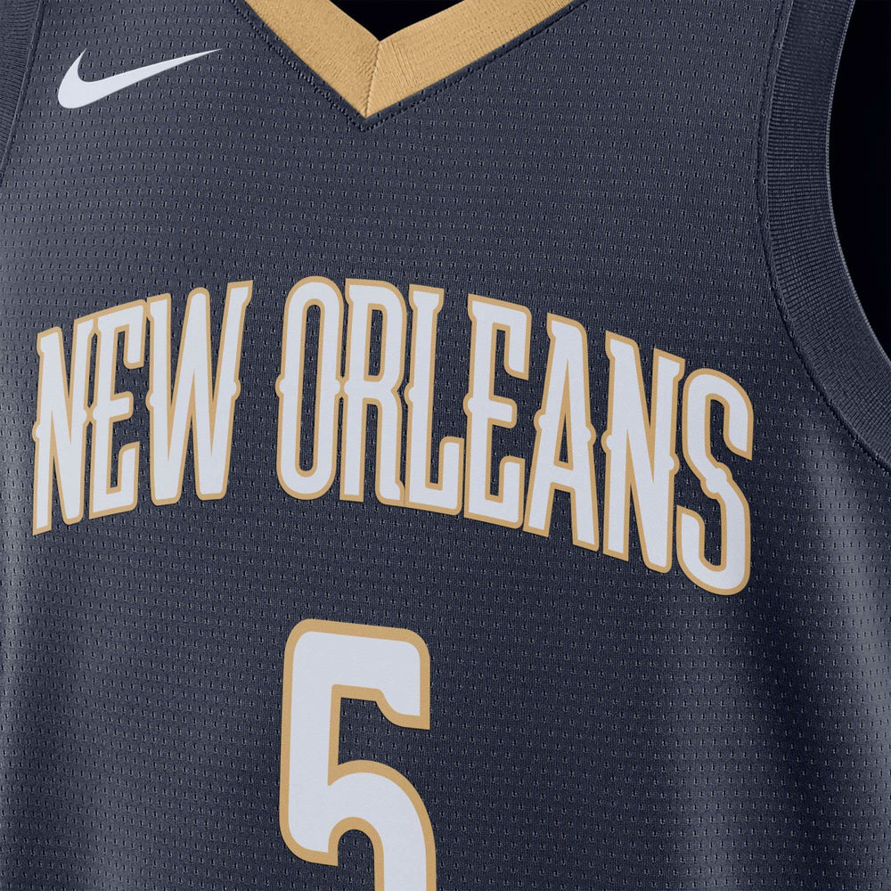 Nike - Dejounte Murray New Orleans Pelicans Unisex 2024 Offseason Addition Swingman Jersey - Navy