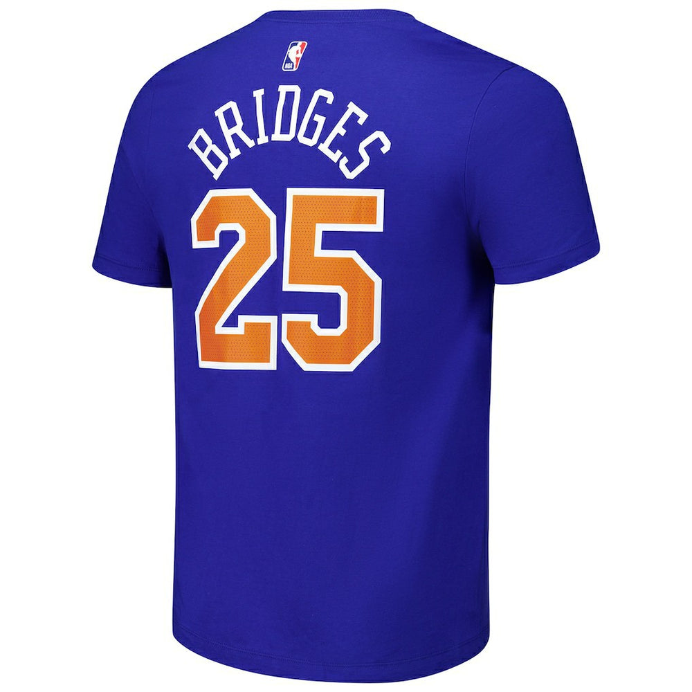 Nike - Mikal Bridges New York Knicks Unisex Name & Number T-Shirt - Blue