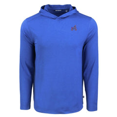 Atlanta Braves Cutter & Buck Coastline Epic Comfort Recycled Eco Hoodie Long Sleeve T-Shirt Near Me