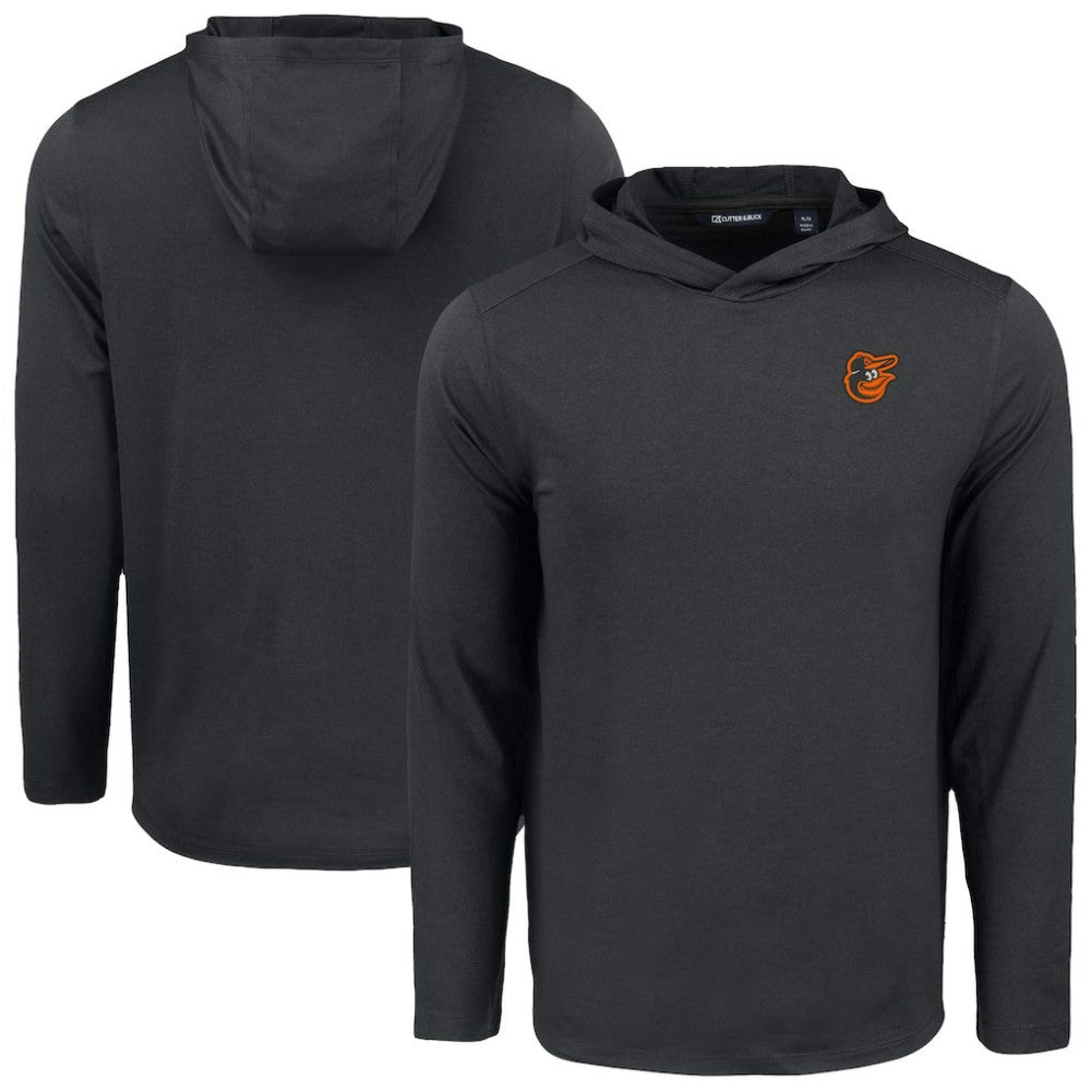 Baltimore Orioles Cutter & Buck Coastline Epic Comfort Recycled Eco Hoodie Long Sleeve T-Shirt for sale
