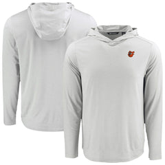 Baltimore Orioles Cutter & Buck Coastline Epic Comfort Recycled Eco Hoodie Long Sleeve T-Shirt Lifestyle