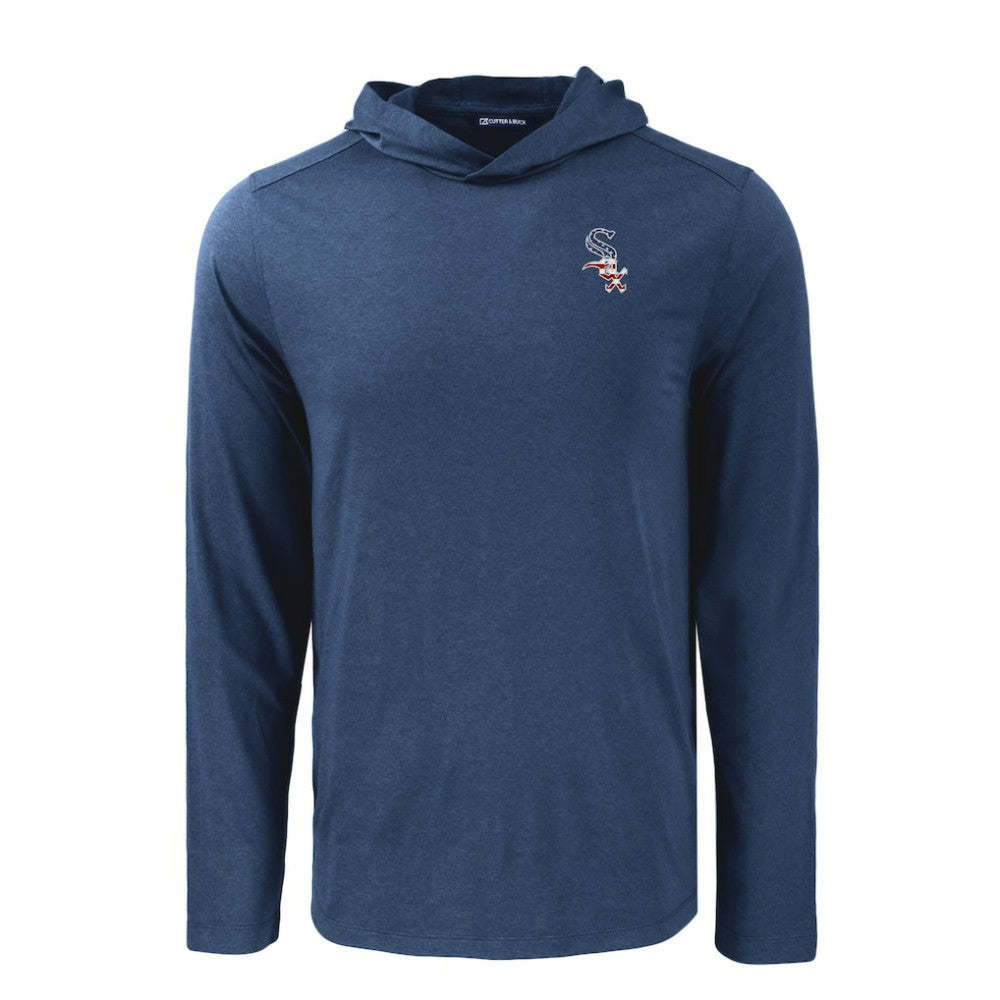 Chicago White Sox Cutter & Buck Coastline Epic Comfort Recycled Eco Hoodie Long Sleeve T-Shirt On Sale