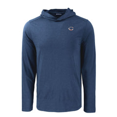 Cincinnati Reds Cutter & Buck Coastline Epic Comfort Recycled Eco Hoodie Long Sleeve T-Shirt On Sale