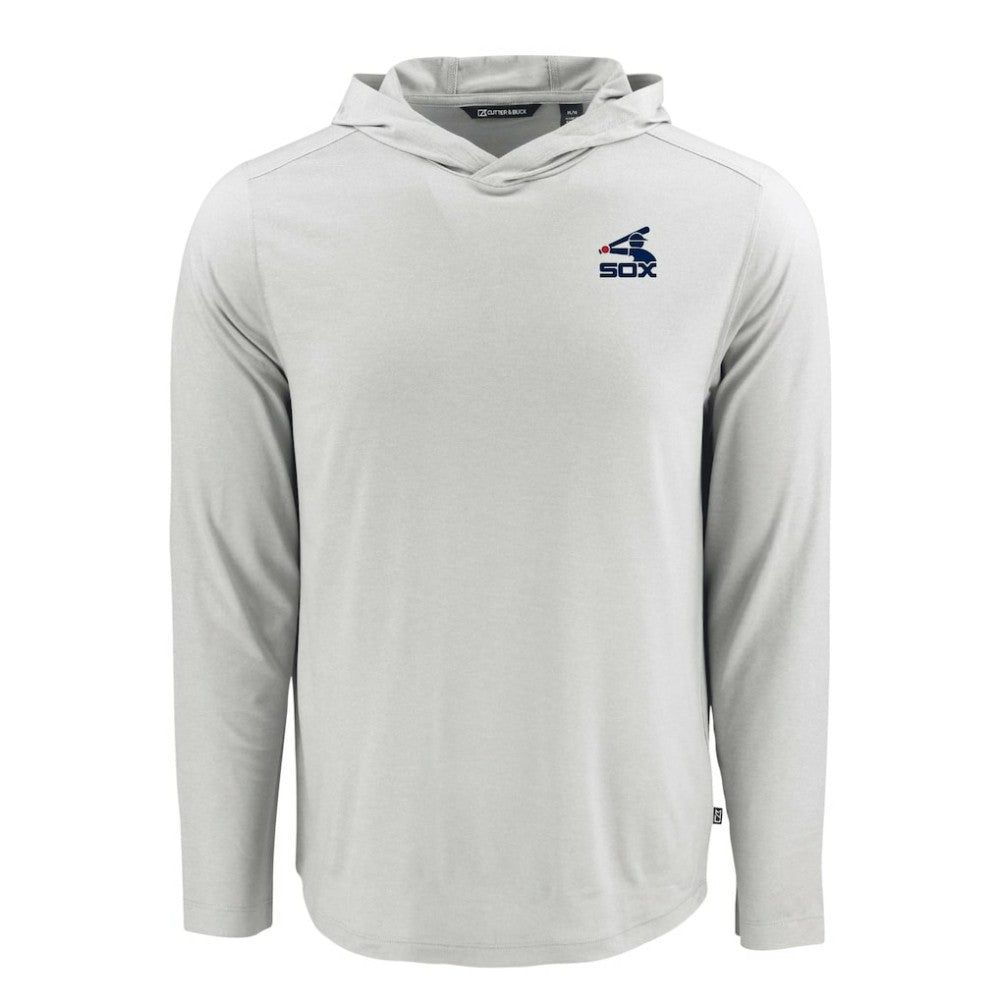 Chicago White Sox Cutter & Buck Coastline Epic Comfort Recycled Eco Hoodie Long Sleeve T-Shirt for sale