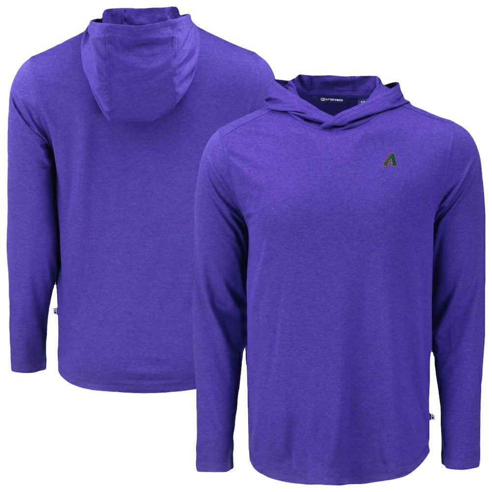 Arizona Diamondbacks Cutter & Buck Coastline Epic Comfort Recycled Eco Hoodie Long Sleeve T-Shirt On Sale
