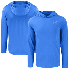 Kansas City Royals Cutter & Buck Coastline Epic Comfort Recycled Eco Hoodie Long Sleeve T-Shirt Lifestyle