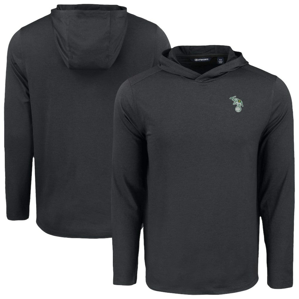 Athletics Cutter & Buck Coastline Epic Comfort Recycled Eco Hoodie Long Sleeve T-Shirt On Sale