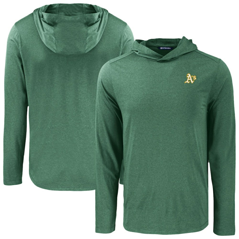Athletics Cutter & Buck Coastline Epic Comfort Recycled Eco Hoodie Long Sleeve T-Shirt Clearance