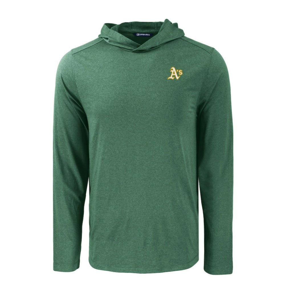 Athletics Cutter & Buck Coastline Epic Comfort Recycled Eco Hoodie Long Sleeve T-Shirt Clearance