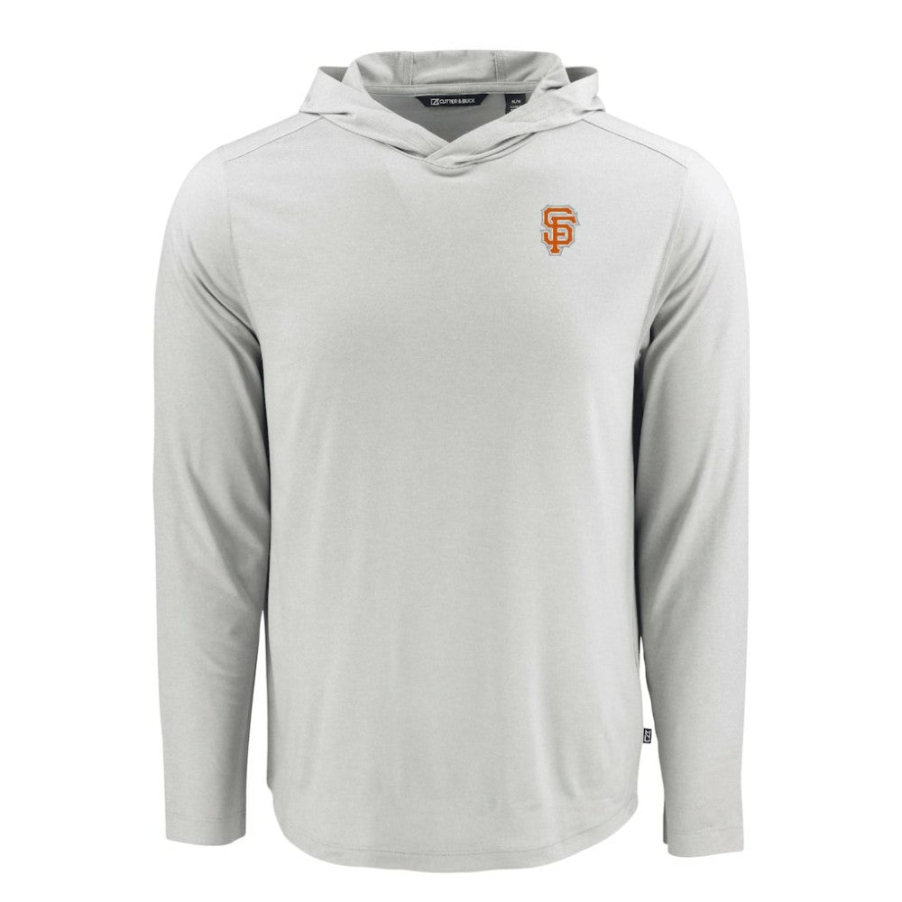 San Francisco Giants Cutter & Buck Coastline Epic Comfort Recycled Eco Hoodie Long Sleeve T-Shirt discount