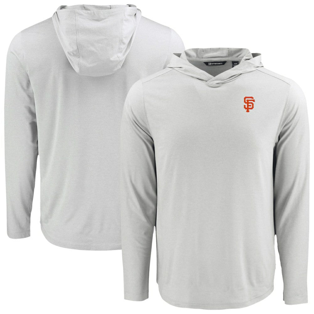 San Francisco Giants Cutter & Buck Coastline Epic Comfort Recycled Eco Hoodie Long Sleeve T-Shirt Lifestyle