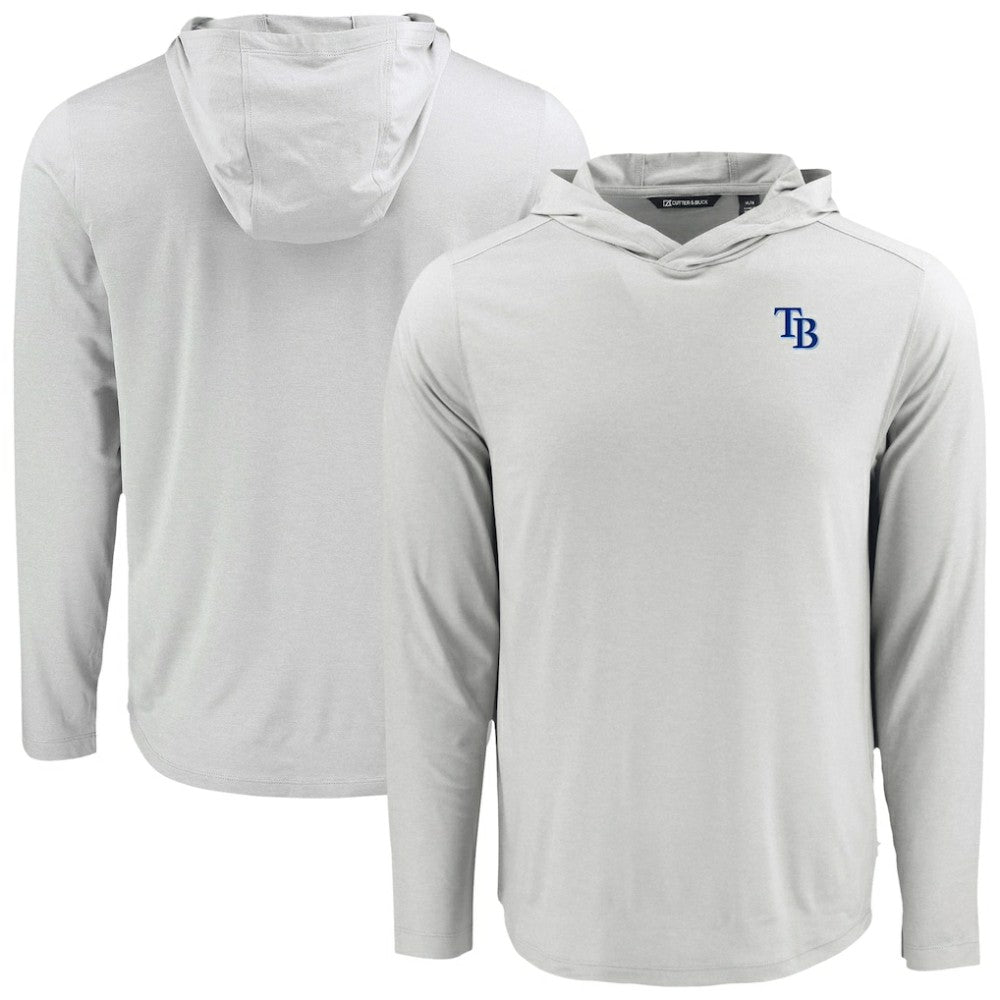 Tampa Bay Rays Cutter & Buck Coastline Epic Comfort Recycled Eco Hoodie Long Sleeve T-Shirt Online