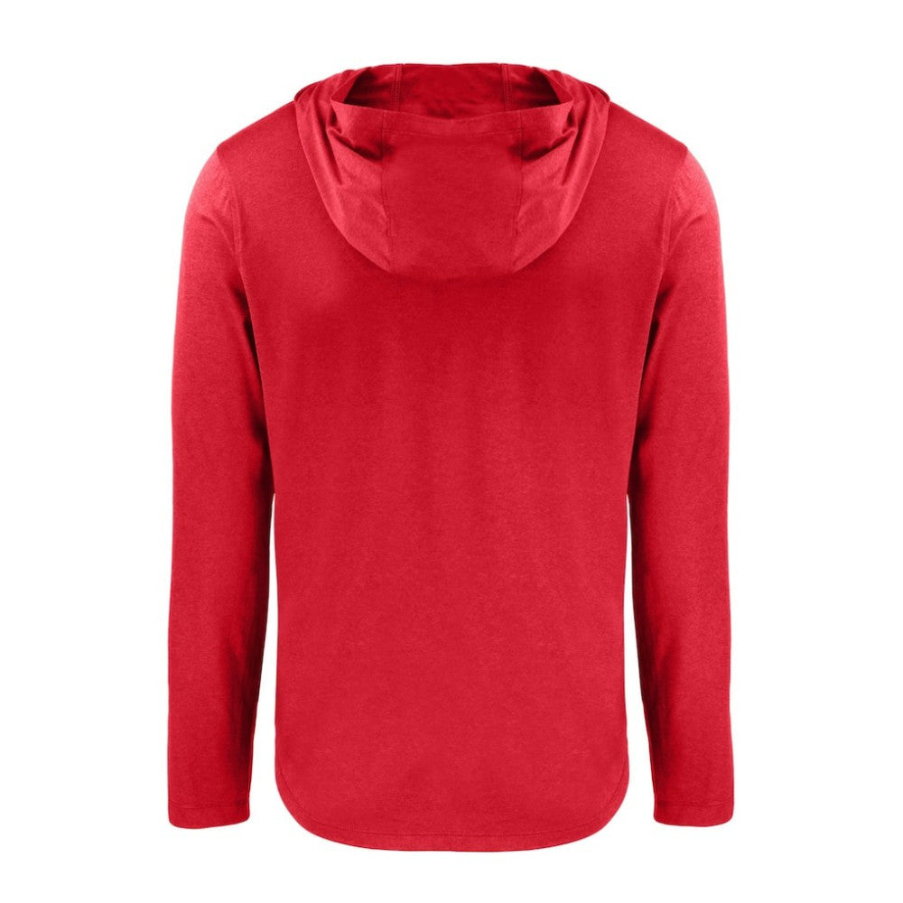 Texas Rangers Cutter & Buck Coastline Epic Comfort Recycled Eco Hoodie Long Sleeve T-Shirt On Sale