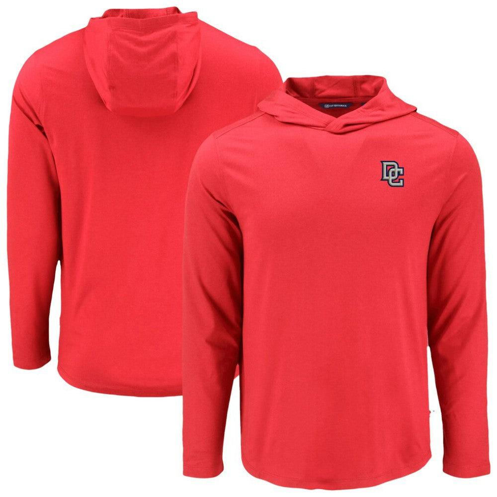 Washington Nationals Cutter & Buck Coastline Epic Comfort Recycled Eco Hoodie Long Sleeve T-Shirt Sale