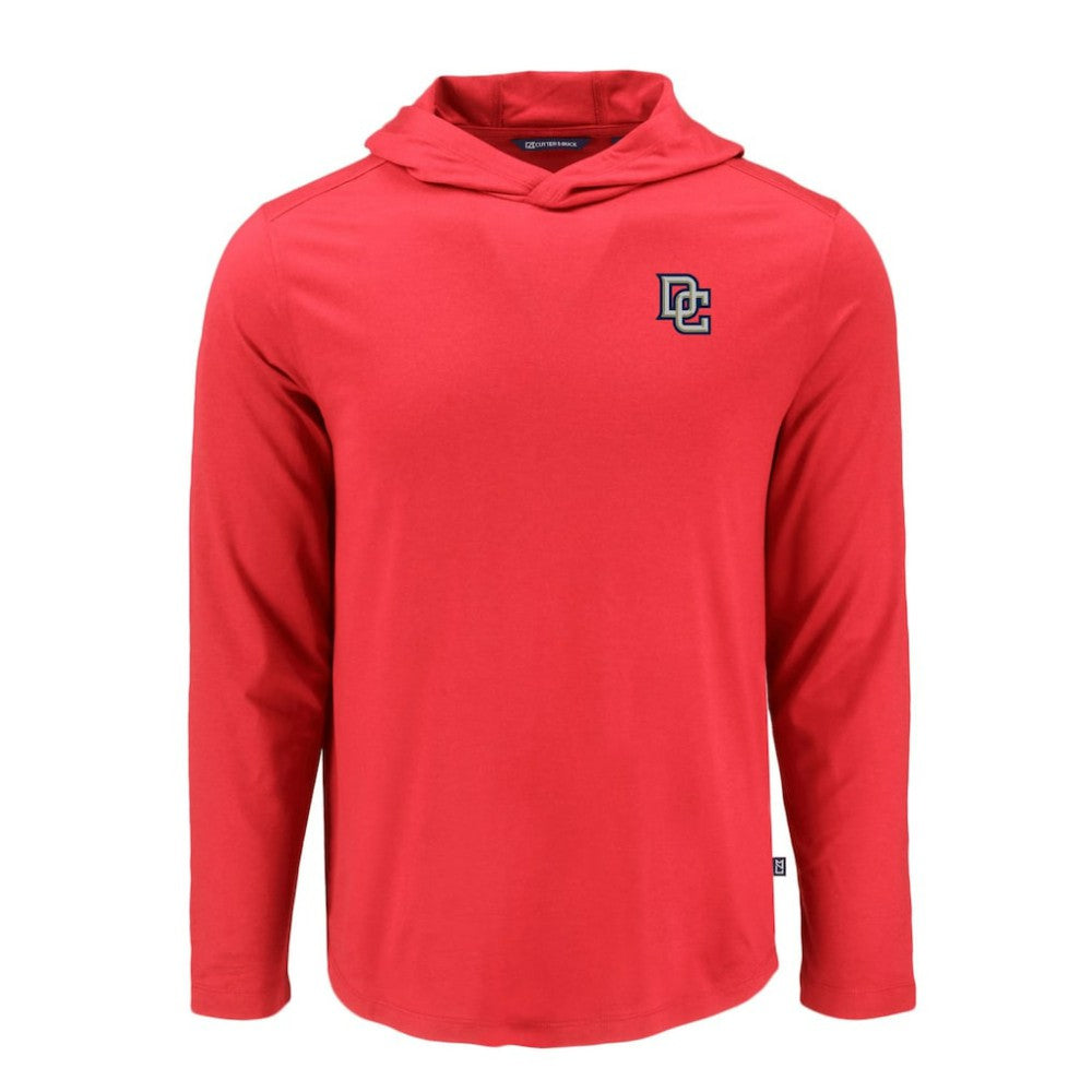 Washington Nationals Cutter & Buck Coastline Epic Comfort Recycled Eco Hoodie Long Sleeve T-Shirt Sale