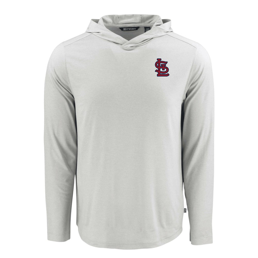 St. Louis Cardinals Cutter & Buck Coastline Epic Comfort Recycled Eco Hoodie Long Sleeve T-Shirt On Sale