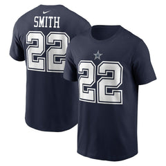 Emmitt Smith Dallas Cowboys Retired Player Name & Number T-Shirt Navy - Nike