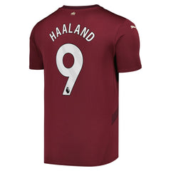 Puma Erling Haaland Manchester City 2024/25 Third Replica Player Jerseys - Burgundy