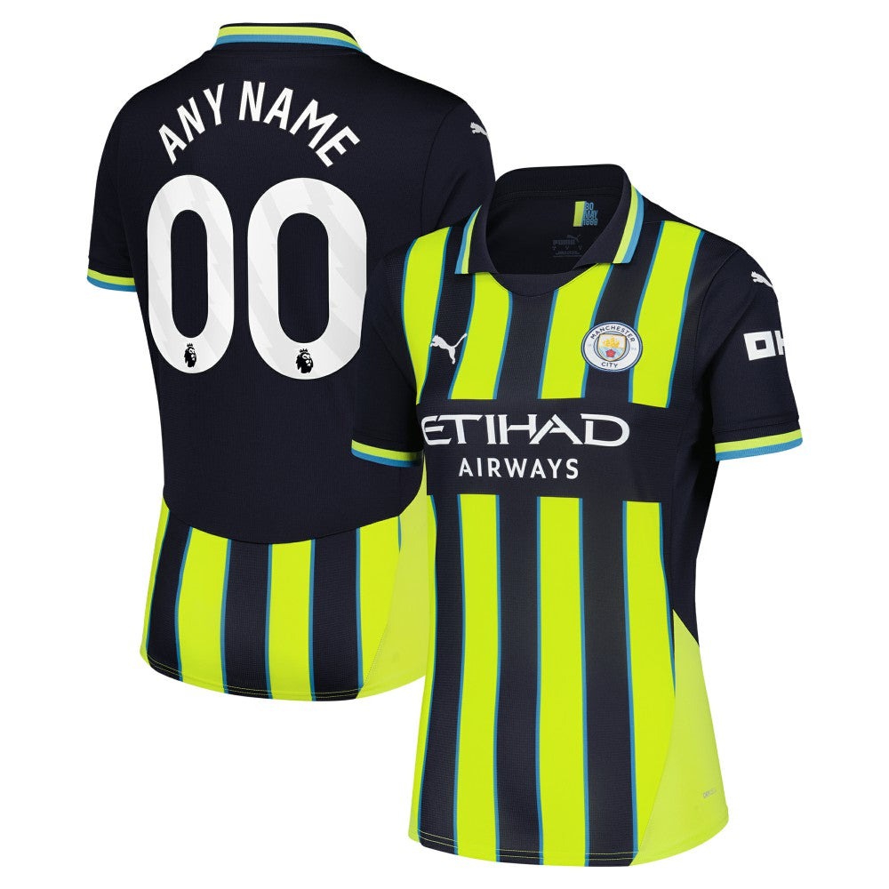 Puma Manchester City Women's 2024/25 Away Replica Custom Jerseys - Navy