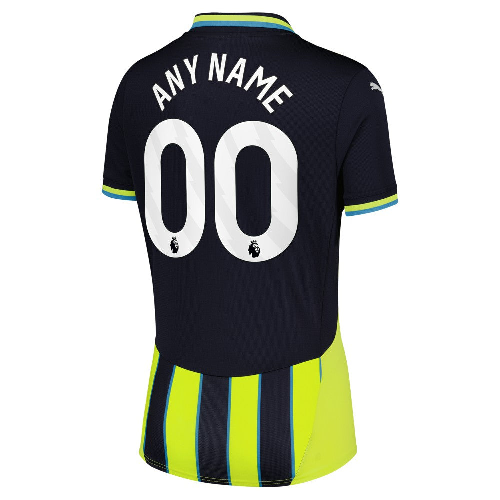 Puma Manchester City Women's 2024/25 Away Replica Custom Jerseys - Navy