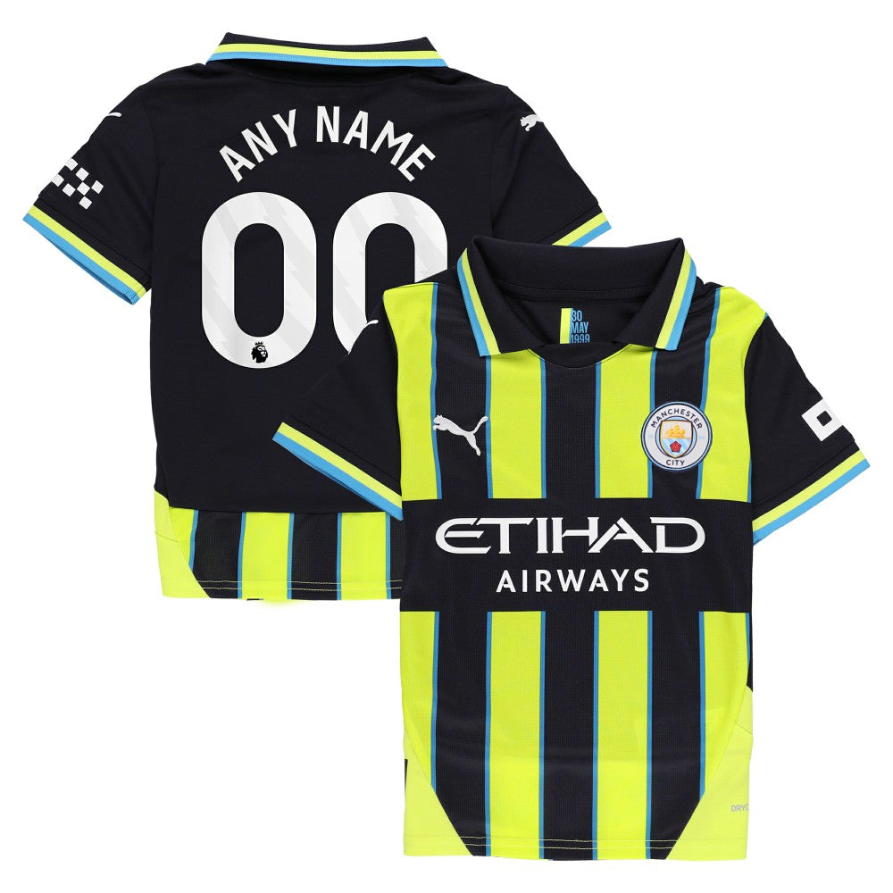 Puma Manchester City Youth 2024/25 Away Replica Custom Jerseys - Navy