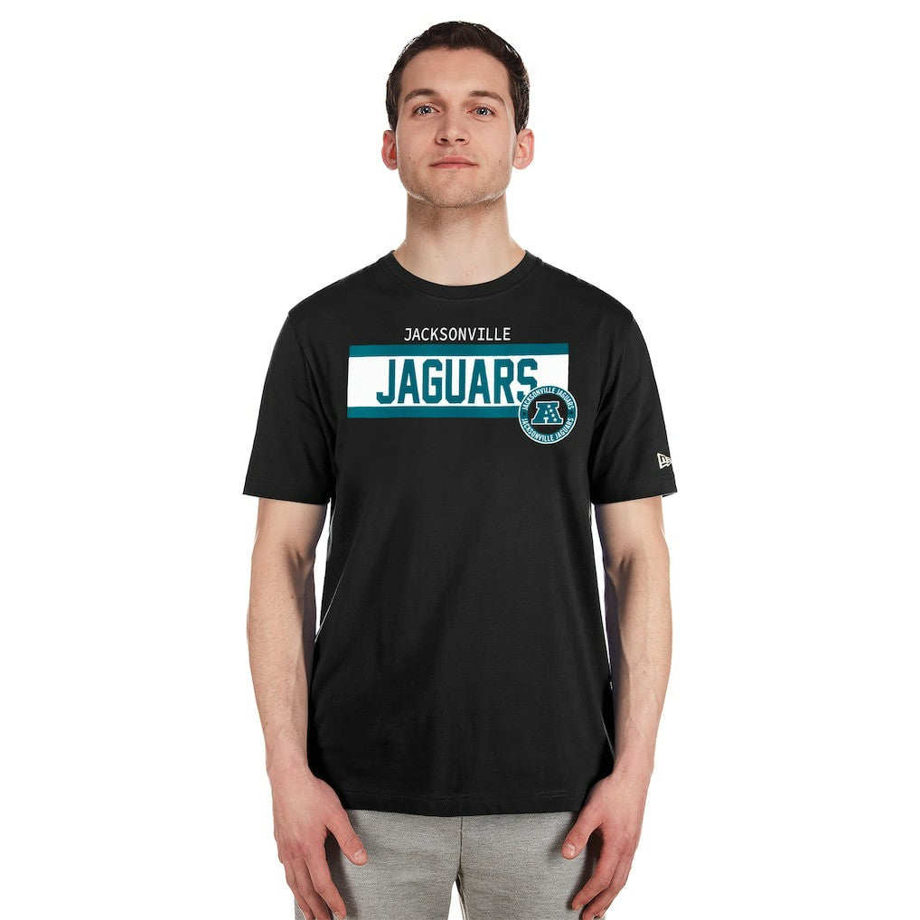 Jacksonville Jaguars New Era 3rd Down High Density Print T-Shirt Black - NFL