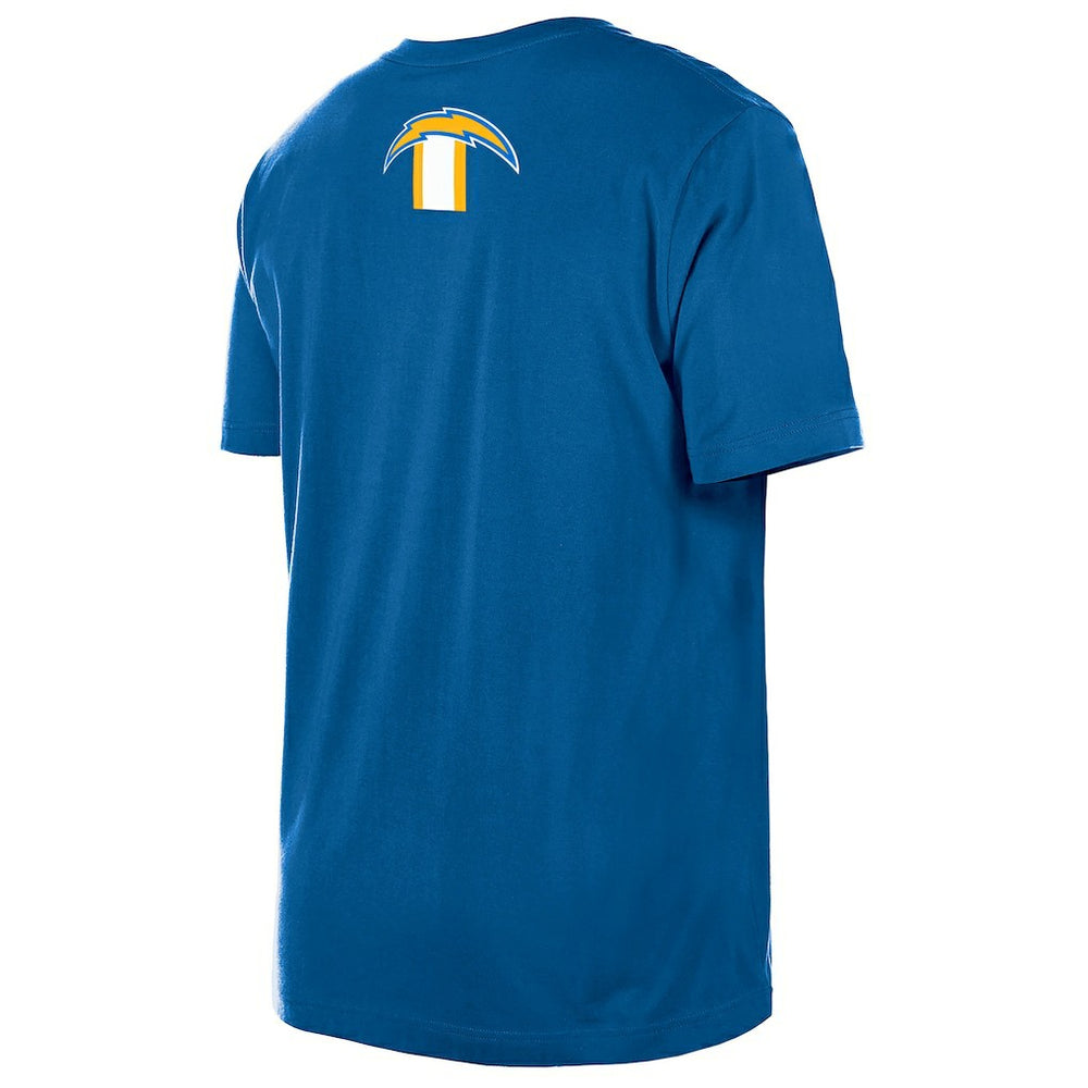 Los Angeles Chargers New Era 3rd Down High Density Print T-Shirt Blue - NFL