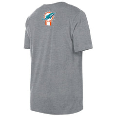 Miami Dolphins New Era 3rd Down High Density Print T-Shirt Gray - NFL