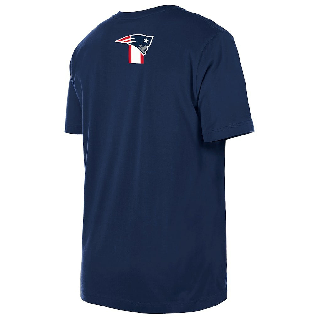 New England Patriots New Era 3rd Down High Density Print T-Shirt Navy - NFL