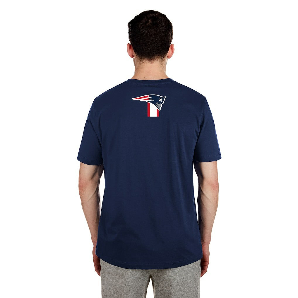 New England Patriots New Era 3rd Down High Density Print T-Shirt Navy - NFL