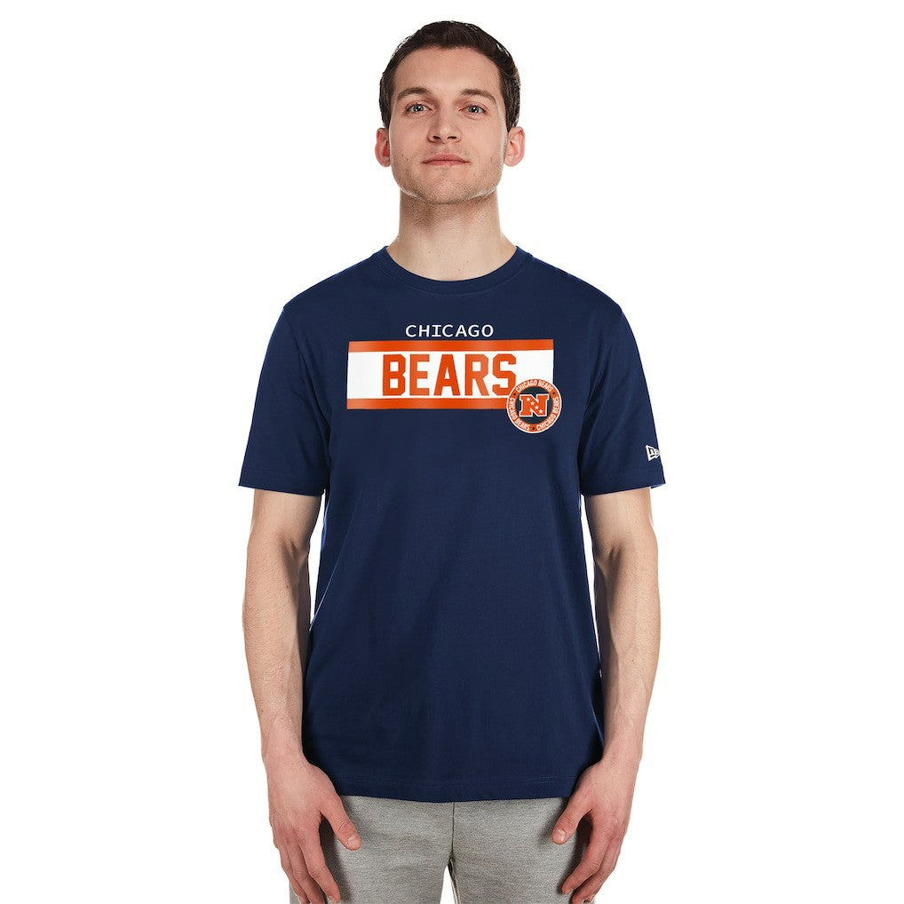 Chicago Bears New Era 3rd Down High Density Print T-Shirt Navy - NFL