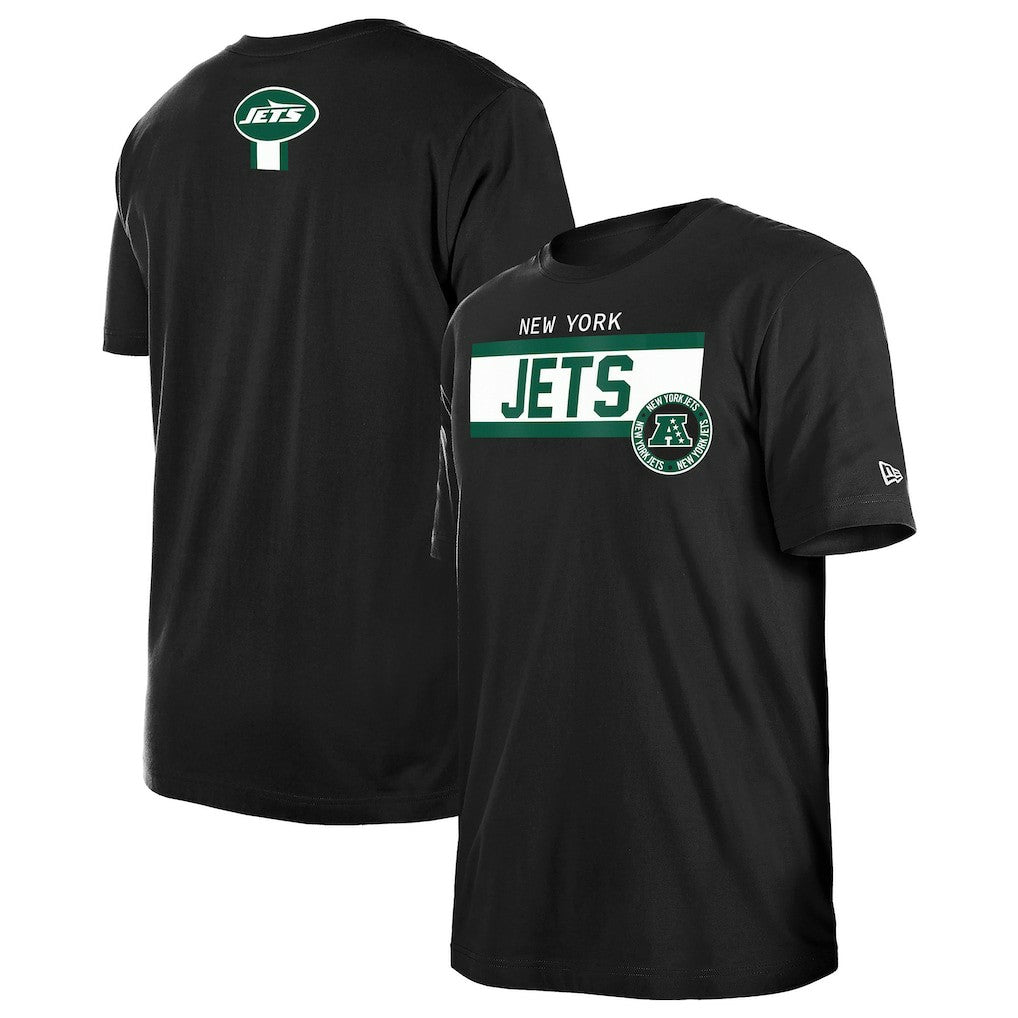 New York Jets New Era 3rd Down High Density Print T-Shirt Black - NFL
