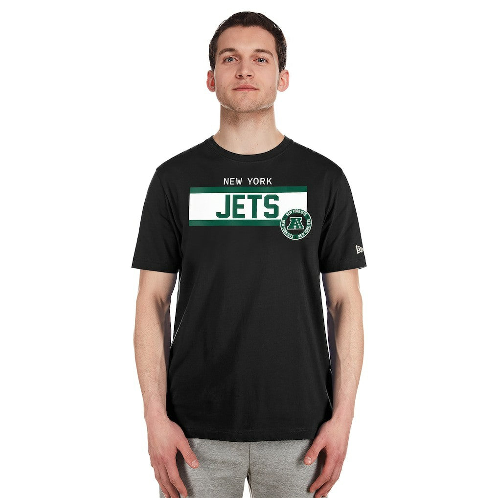 New York Jets New Era 3rd Down High Density Print T-Shirt Black - NFL