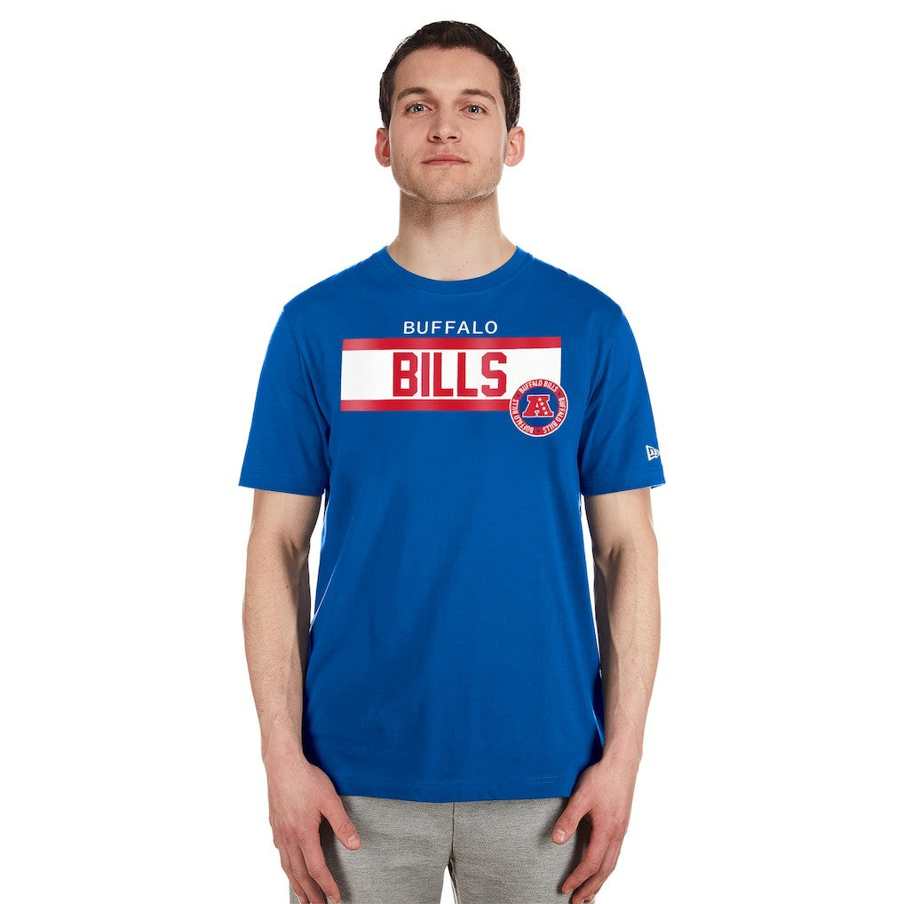 Buffalo Bills New Era 3rd Down High Density Print T-Shirt Blue - NFL