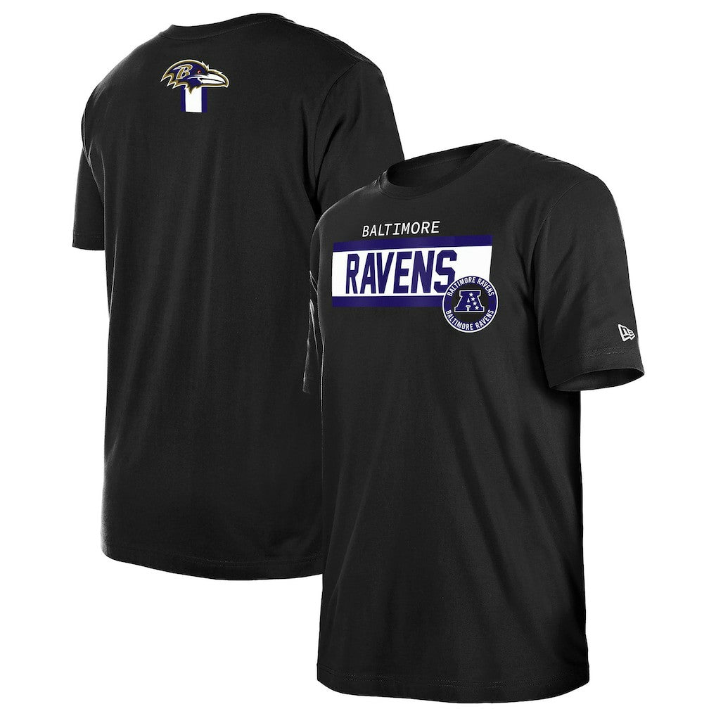 Baltimore Ravens New Era 3rd Down High Density Print T-Shirt Black - NFL