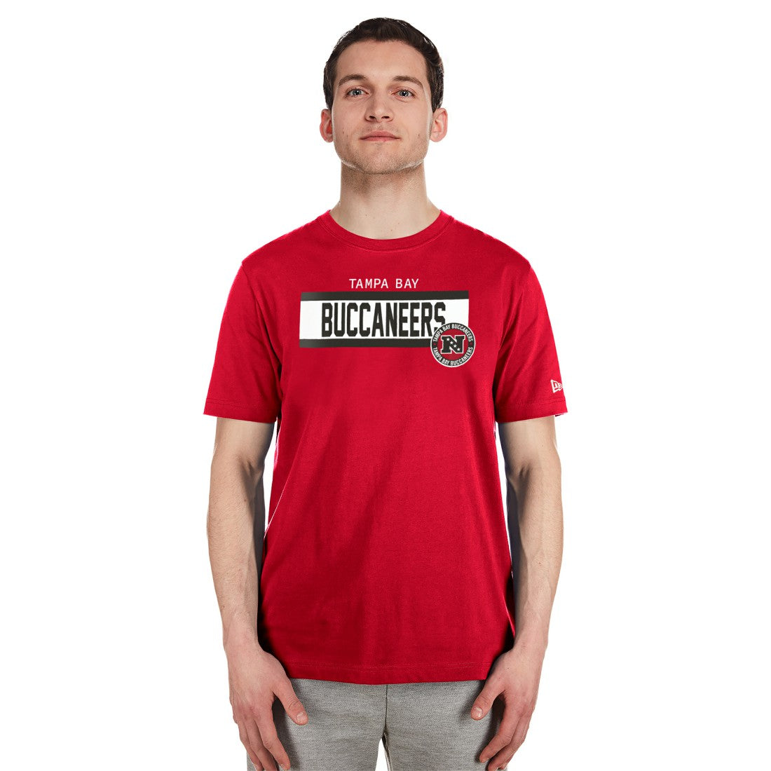 Tampa Bay Buccaneers New Era 3rd Down High Density Print T-Shirt Red - NFL
