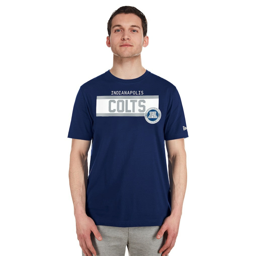 Indianapolis Colts New Era 3rd Down High Density Print T-Shirt Navy - NFL