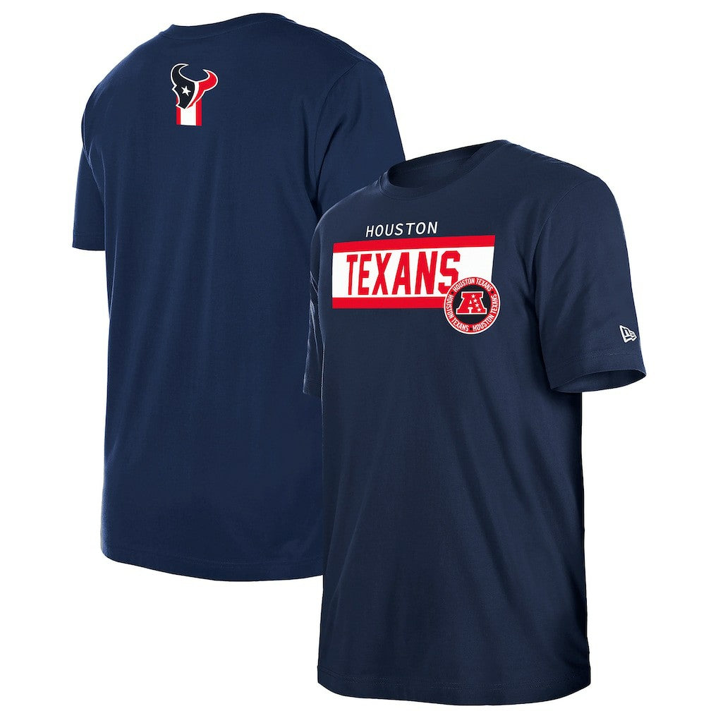 Houston Texans New Era 3rd Down High Density Print T-Shirt Navy - NFL