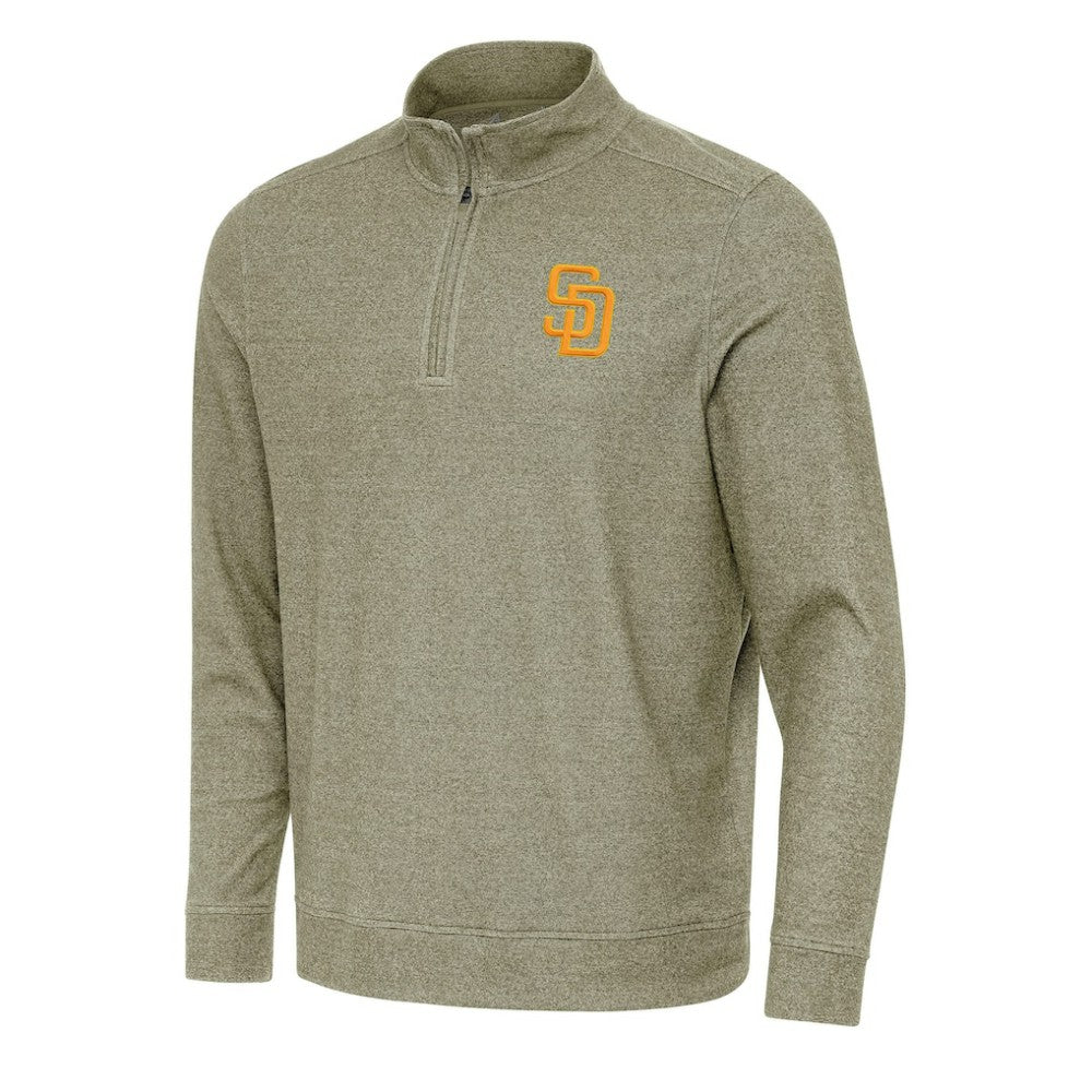 San Diego Padres Antigua Subtle Quarter-Zip Sweatshirt Online