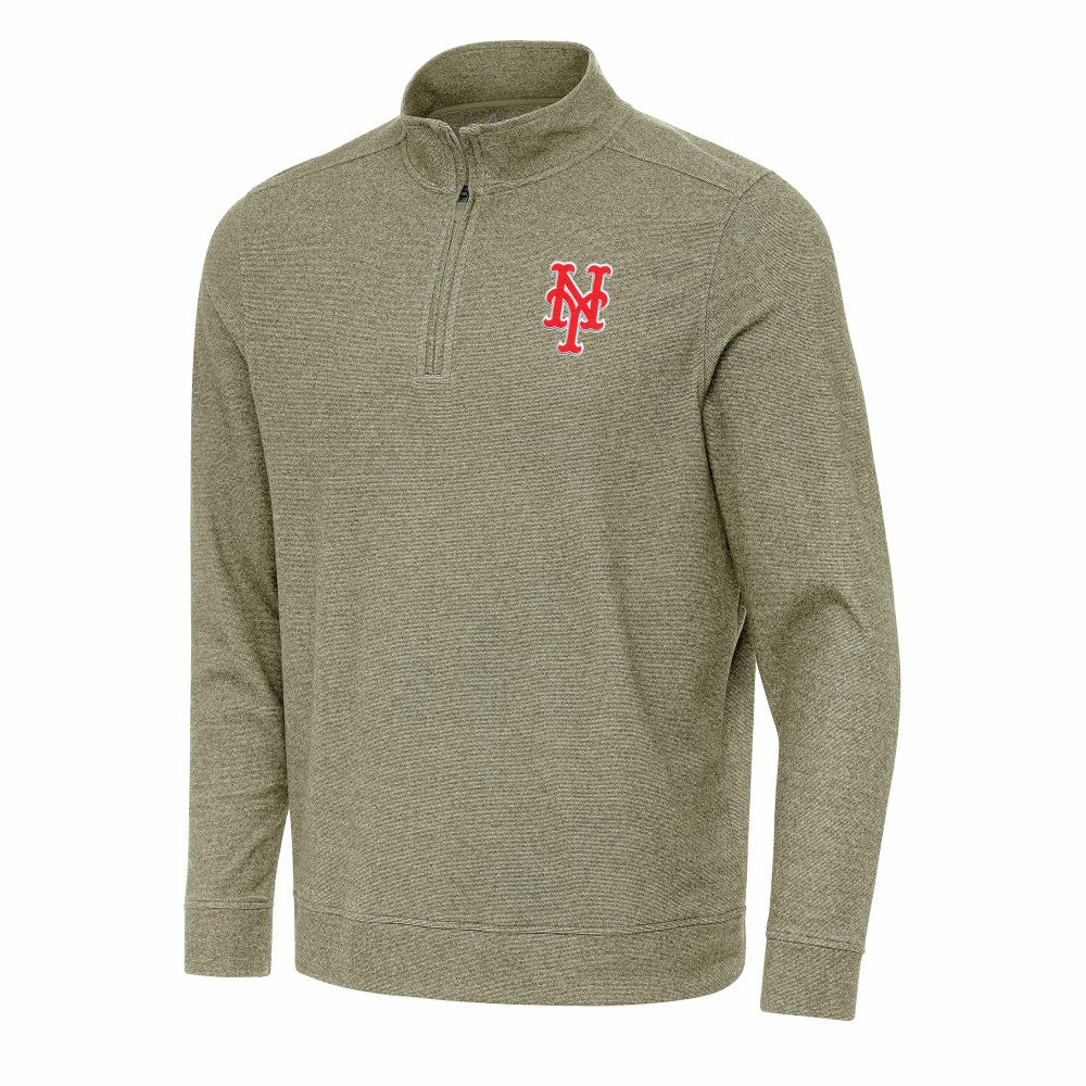 New York Mets Antigua Subtle Quarter-Zip Sweatshirt Online