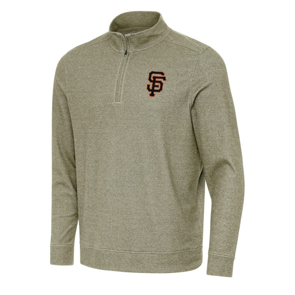 San Francisco Giants Antigua Subtle Quarter-Zip Sweatshirt Clearance