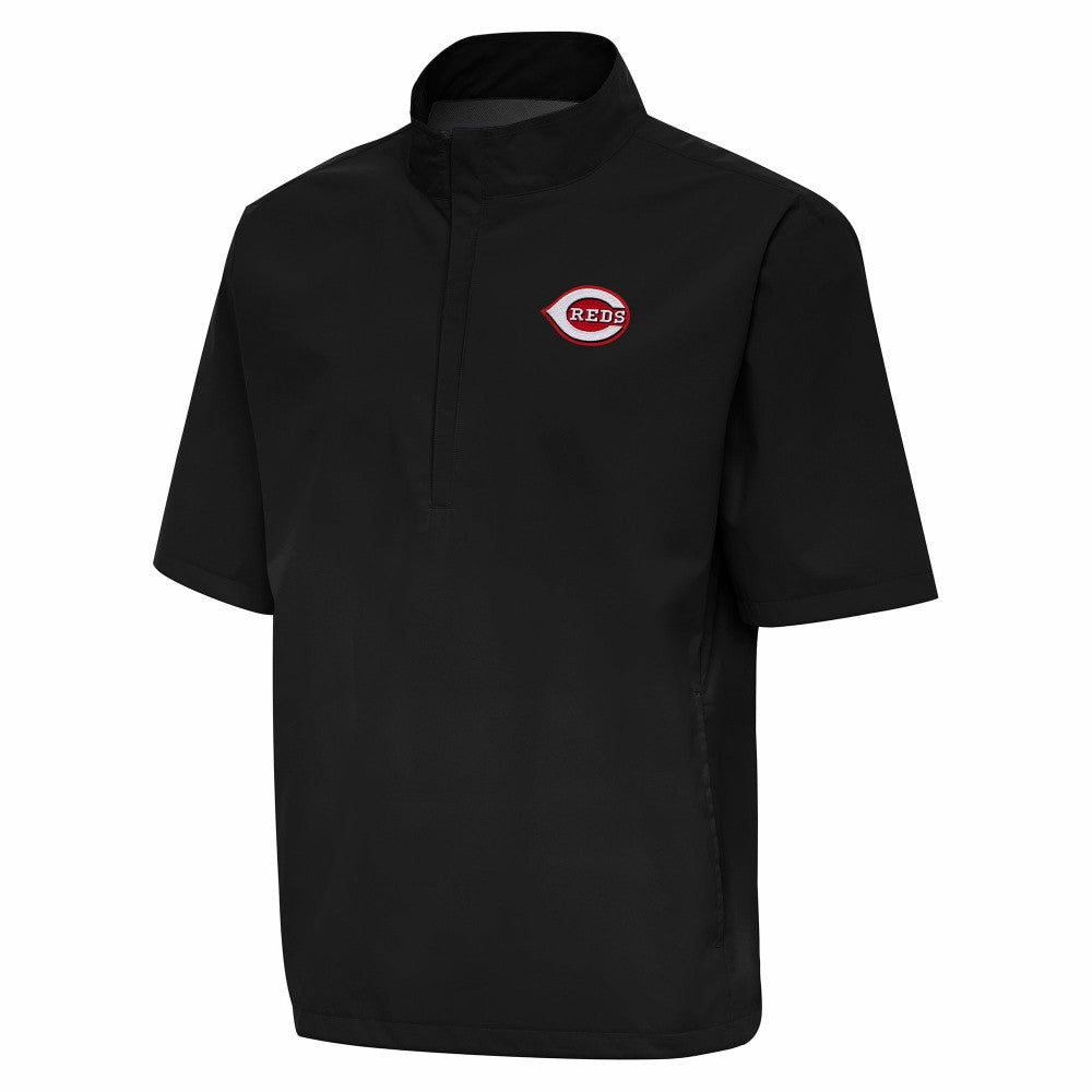 Cincinnati Reds Antigua Brisk Quarter-Zip Wind Shirt On Sale